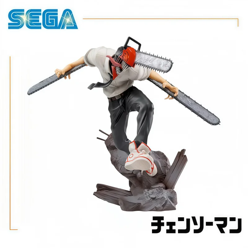 In Stock 100% Original SEGA Chainsaw Man Denji Action Figure Model Doll Brand New Boxed Garage Toys Animation Peripherals