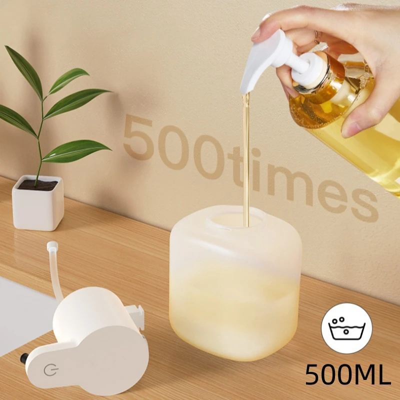 Human Body Induction Hand Wash Dispenser 500ml Visual Capacity Soap Automatic Dispens Suitable For Foam Type Hand Sanitizer