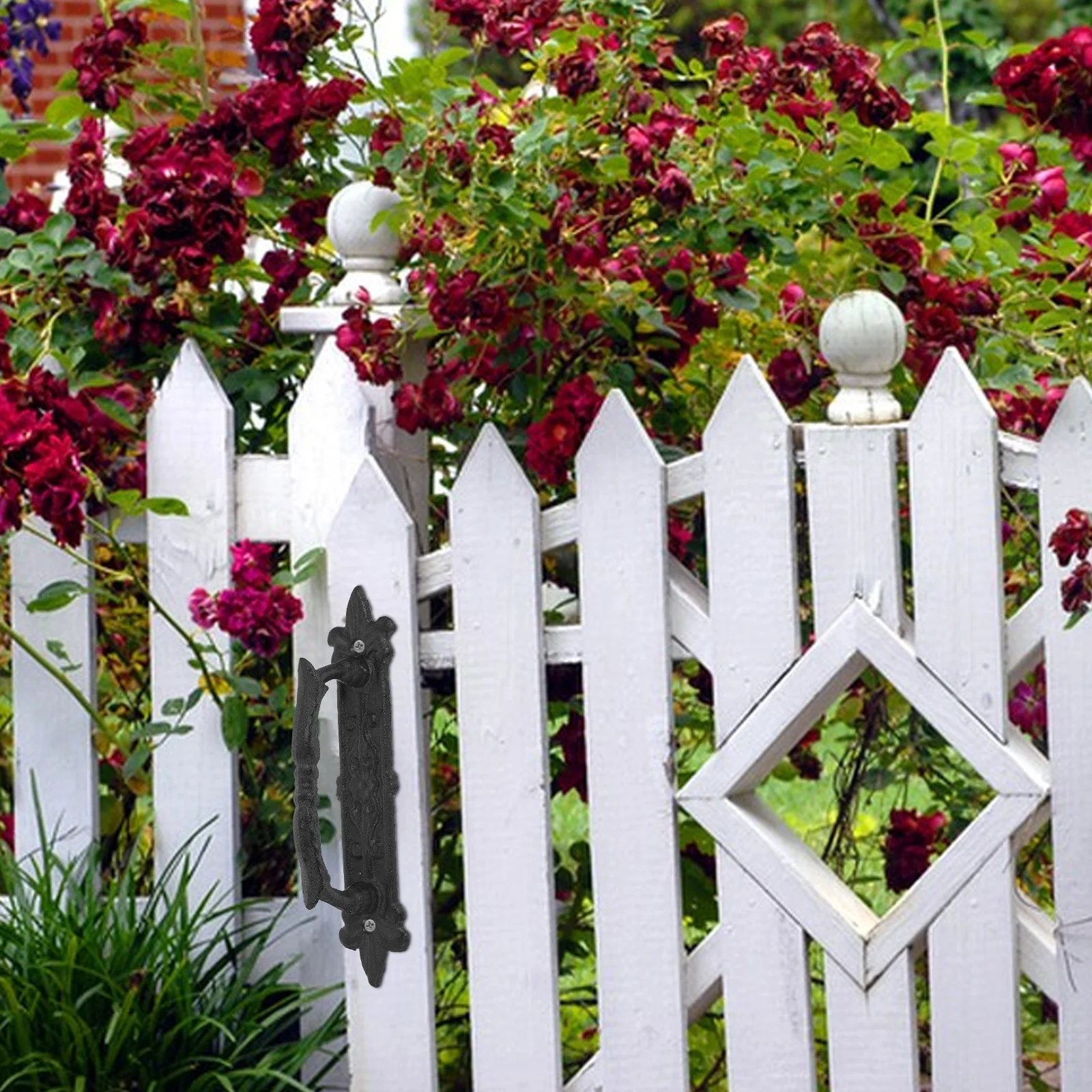 

Чугунные дверные ручки в рустикальном индустриальном стиле для садовых ворот, гаражных шкафов, ящиков, фурнитура в винтажном стиле, сверхпрочные железные ручки