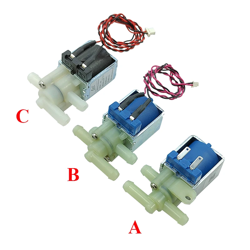 1PCS JYZSF-4F / CNV6-3H DC 12V 2-Position 3-Way Mini Electric Solenoid Valve Electromagnetic Air Water Valve Flow Contro