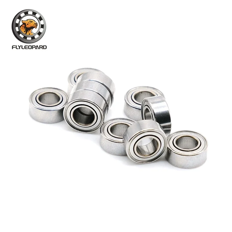 SMR105ZZ 2PCS 5X10X4MM ABEC-7 Miniature Stainless Steel Bearing 440C Material L-1050ZZ WBC5-10ZZA Reels Line Cup Bearing