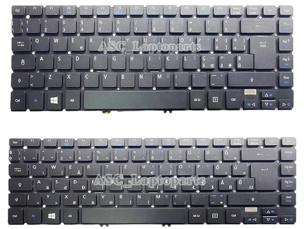 Nuevo teclado italiano húngaro para Acer Aspire V5-473 V5-473P V5-473G V7-481 V7-481G V5-452G V5-452PG V7-482P V7-482PG retroiluminado