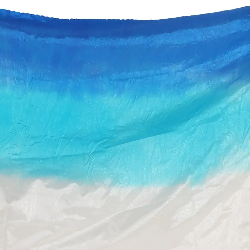 新しいグラデーションカラーベリーダンスベールライトテクスチャロングラテンベリーダンスショール衣装アクセサリー