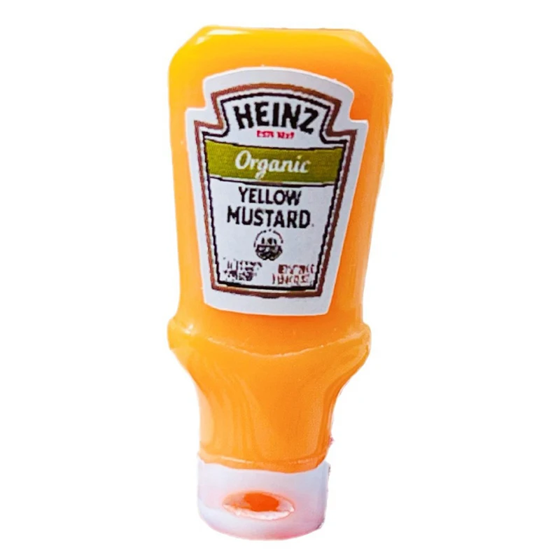 Conjunto de 4 Peças de Miniaturas de Casa de Bonecas: Potes de Geleia de Morango para Decoração de Casa de Bonecas, Acessórios de Cozinha e Brinquedos Infantis, Presente