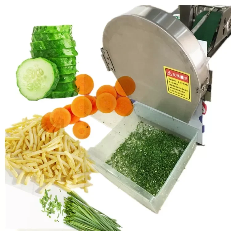 

Vegetable Cutter Machine Multifunction Industrial Slicer Shredder Electric Dicing Machine