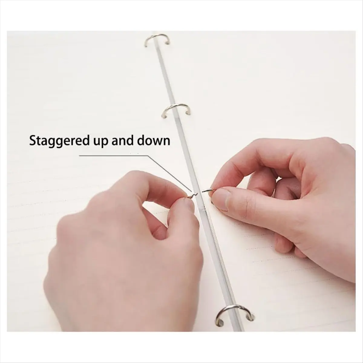 

RANA 60 шт. кольца для переплета вкладышей 1 дюйм кольца для офисных книг, кольца для переплета из стали с покрытием, брелоки, металлические кольца для книг