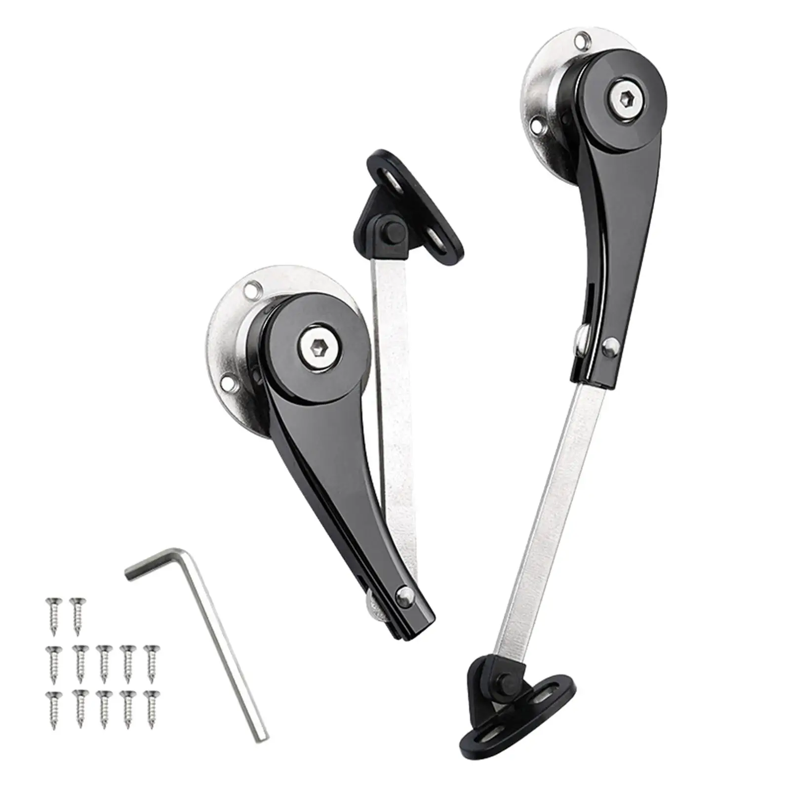2Pcs Lid Support Hinge for Storage Treasure Chest Wardrobe Door