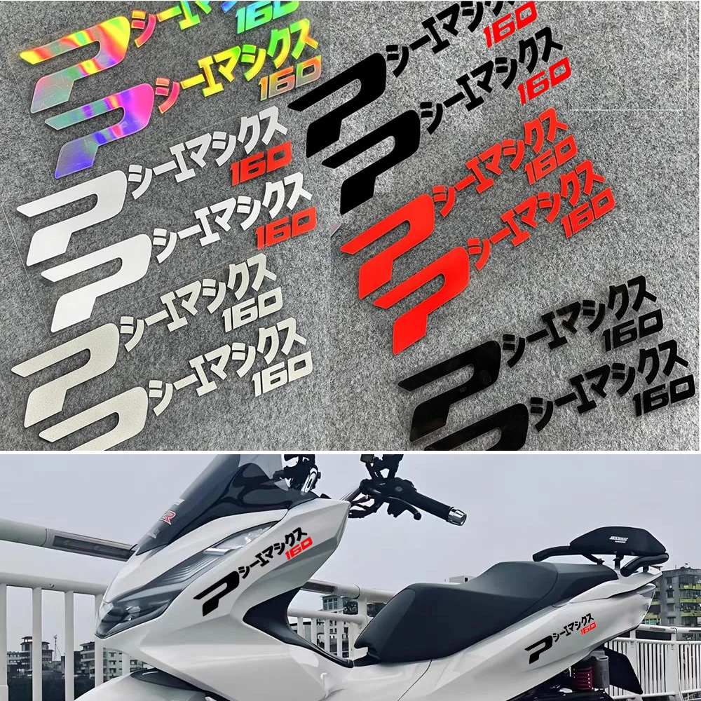 For PCX 160 Pcx160 Stickers Motorcycle Accessories Tank Pad Racing Reflective Kit Taps Decals PCX Japanese Version