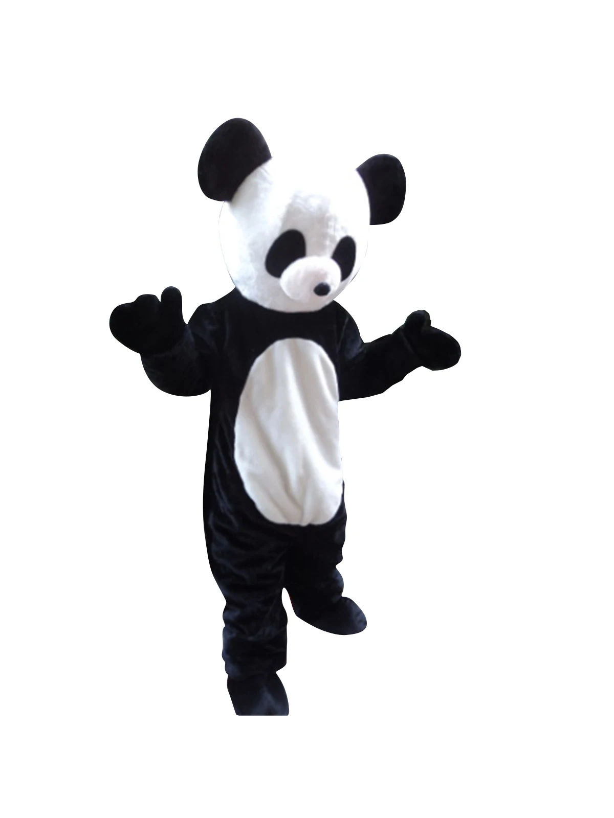 Disfraz de Mascota de Panda para Halloween, vestido de fantasía, traje de Cosplay