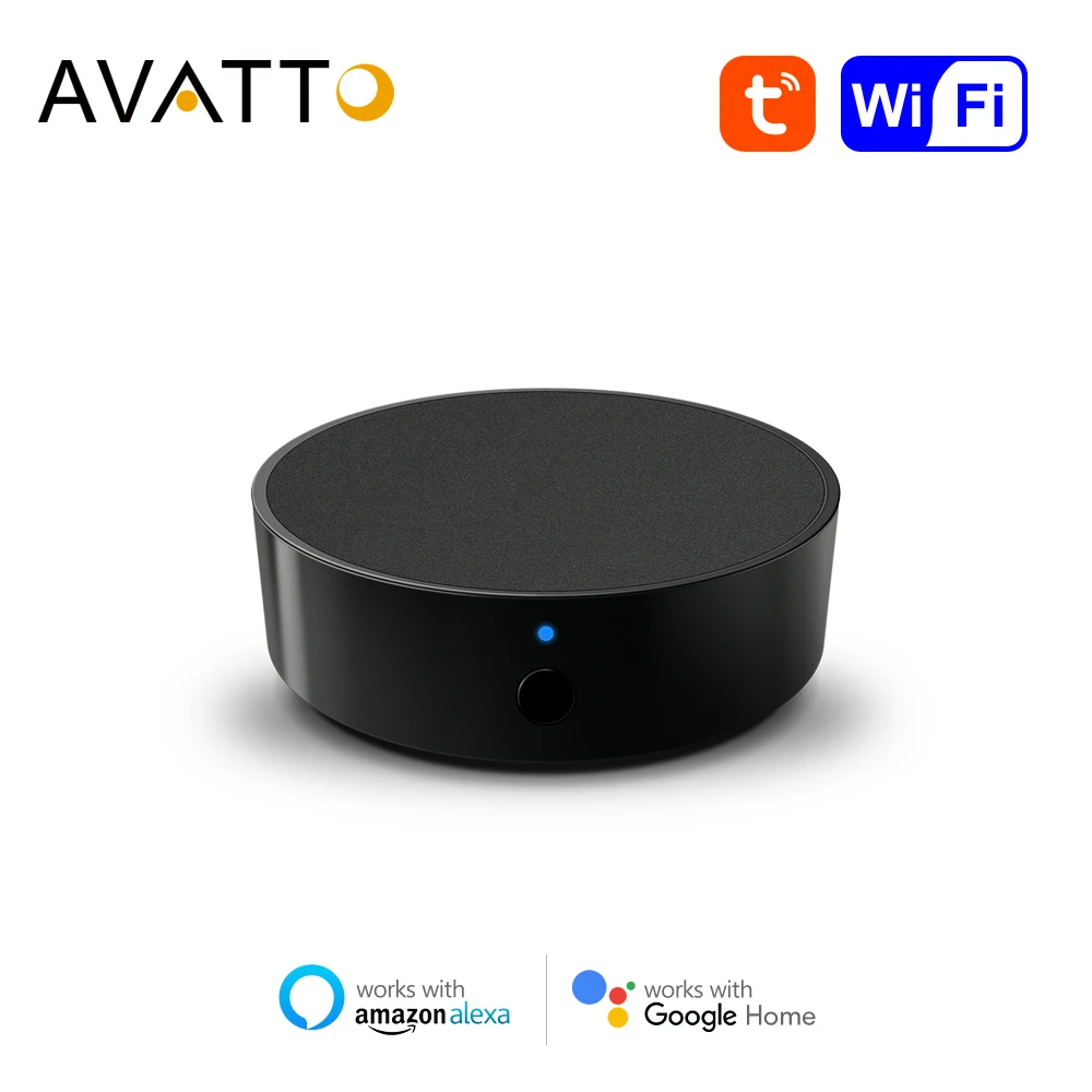 AVATTO Tuya WiFi IR Remote for Air Conditioning Smart Life APP Universal Infrared Remote Control works with Alexa, Google Home