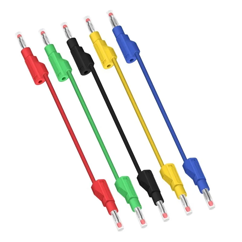 Multimeter test wire 4mm banana plug stackable telescopic wire high-voltage high current insulated connection wire 10A