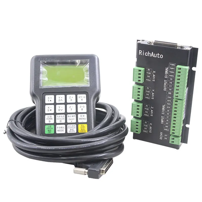 Pantalla A11e Dsp, mango Richauto, accesorios para máquina de grabado, mango DSP, mango de Control de enlace de 3 ejes