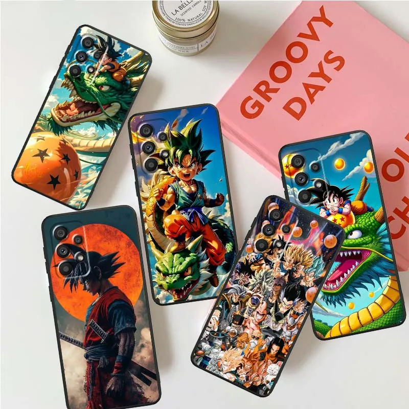 

Dragon Ball Cartoon Popular For Samsung A42 A41 A35 A34 A33 A32 A25 A24 A23 A21s A04 A03 Note 20 Ultra 5G Black Phone Case