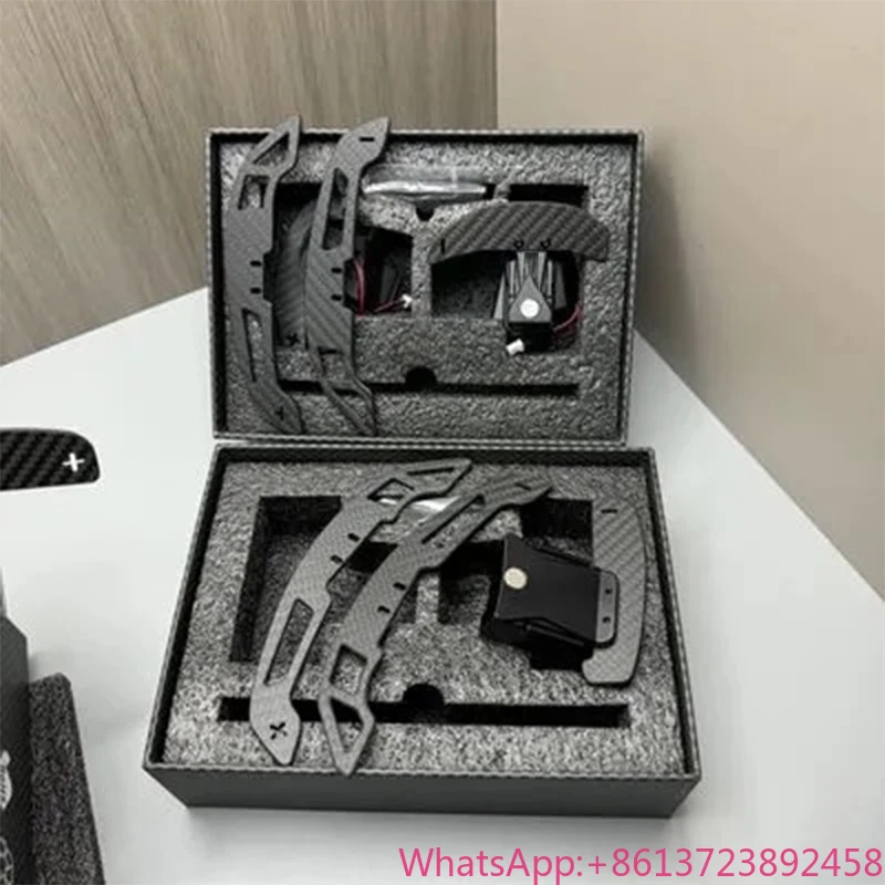 

For Magnetic Shift Paddles Made Of Carbon Fiber Material Suitable For Mercedes Benz BMW Audi Volkswagen No Damage To Insertion