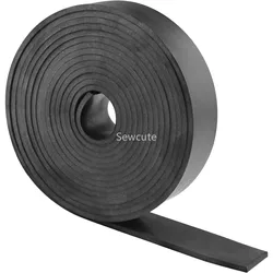 Neoprene Rubber Strips Rolls Solid Rubber Sheet for DIY Gasket Warehouse Pads Seals Weather Stripping Crafts Flooring Supports
