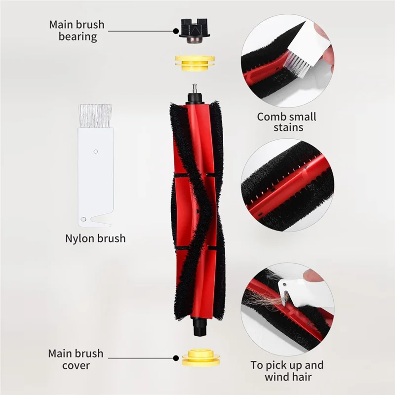 فرش جانبية رئيسية مرشحات HEPA ممسحة قماش لشاومي Roborock S5 Max S6 Pure S6 Maxv قطع غيار المكنسة الكهربائية