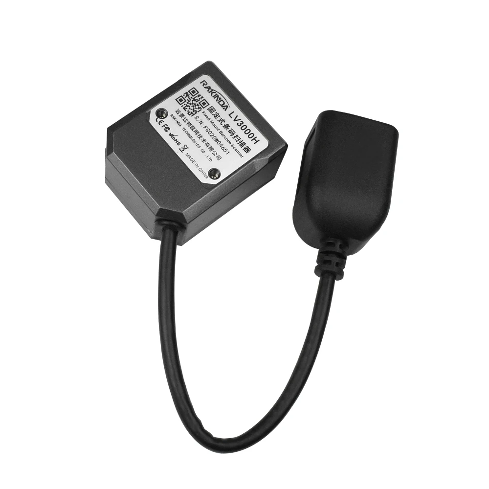 Lector de código QR LV3000H de alto rendimiento con interfaz USB RS232 Lector de código de barras fijo en stock