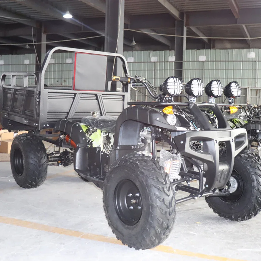 Wholesale  Four-Wheel 125cc 200cc Off-Road ATV Farm ATV 250cc Water-Cooled Quad Bike Farm ATV with Trailer