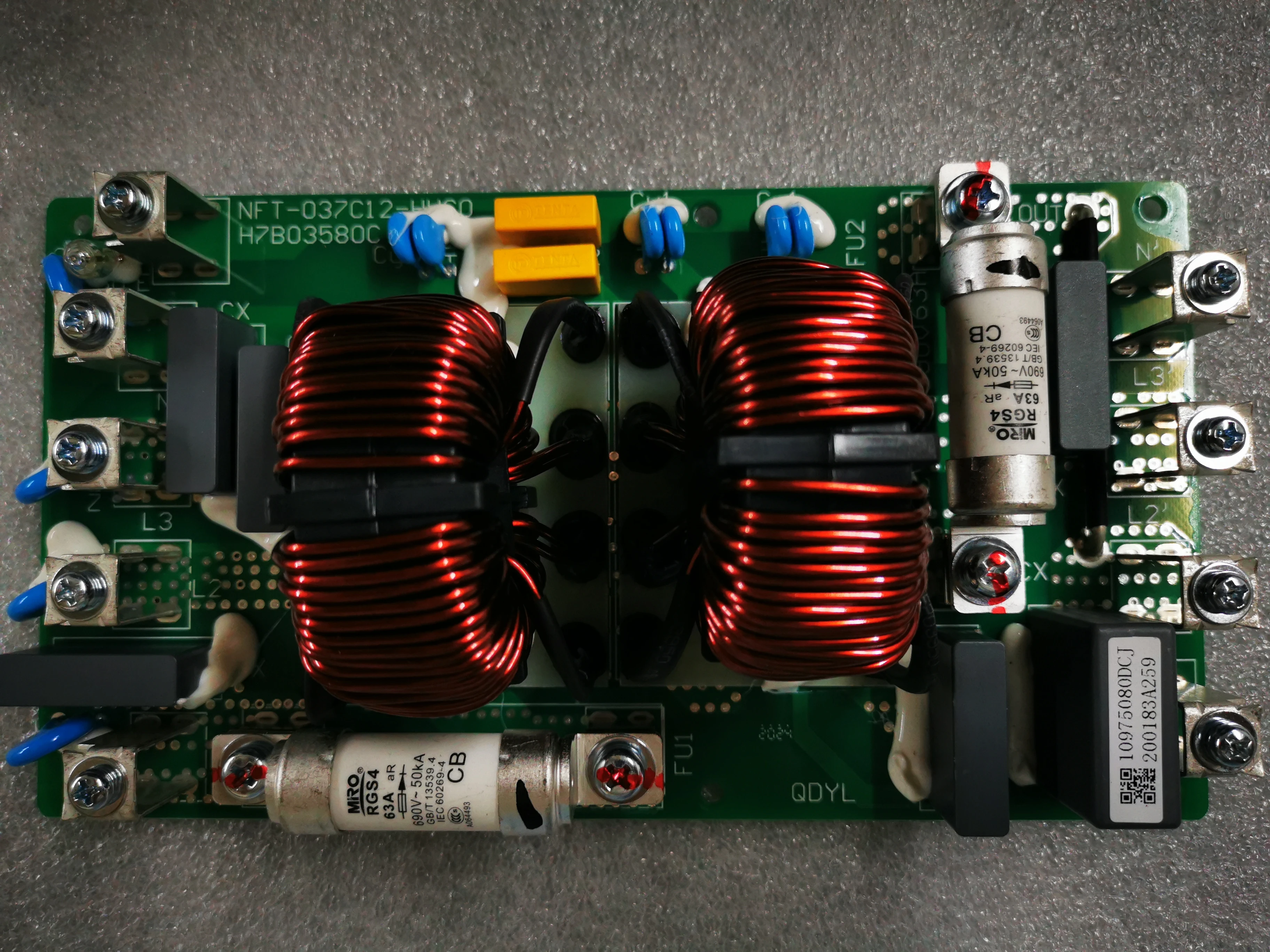 Baru Cocok untuk Panel Daya AC Sentral H7B03580A NFT-037C12-HHAO H7B03580B NFT-038C12-HHBO H7B03580C NFT-039C12-HHCO