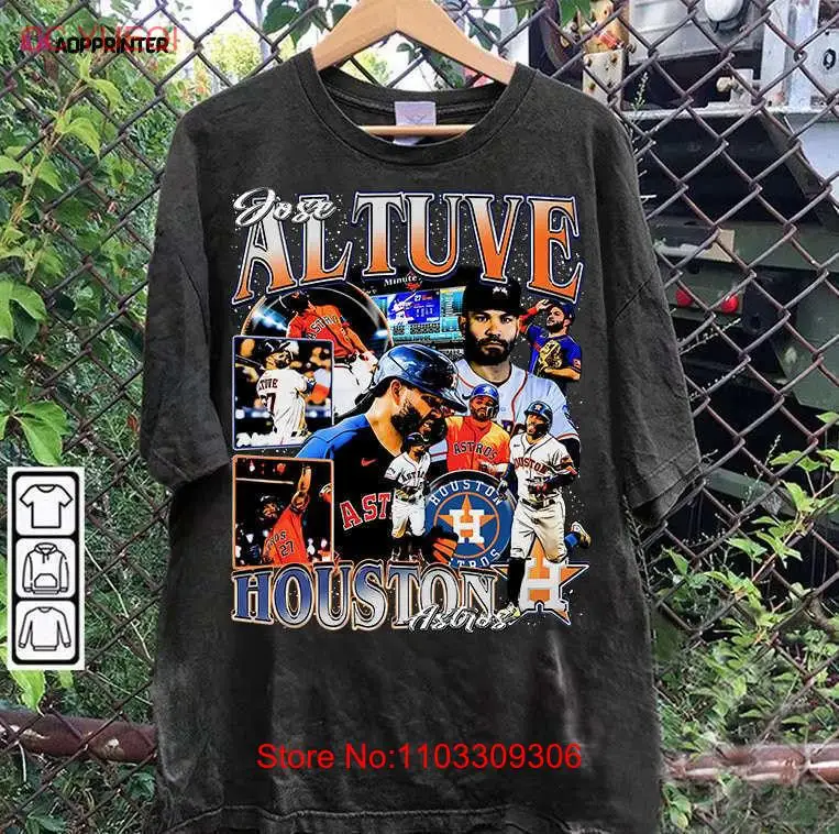 Футболка Хосе аллиу-Бейсбольная Футболка Хосе аллиу-Винтажная Футболка Хосе аллиу