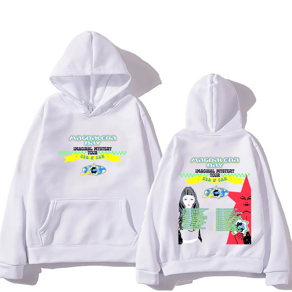 Bluzy z kapturem Magdalena Bay Imaginal Mystery Tour, nowa estetyka Harajuku, modne bluzy damskie i męskie, wysoka jakość.