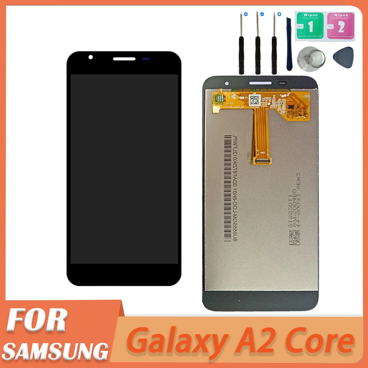 

Экран 5,0 дюйма для Samsung Galaxy A2 Core, ЖК-дисплей с сенсорным экраном и дигитайзером в сборе для Samsung A2 Core A260 A260F