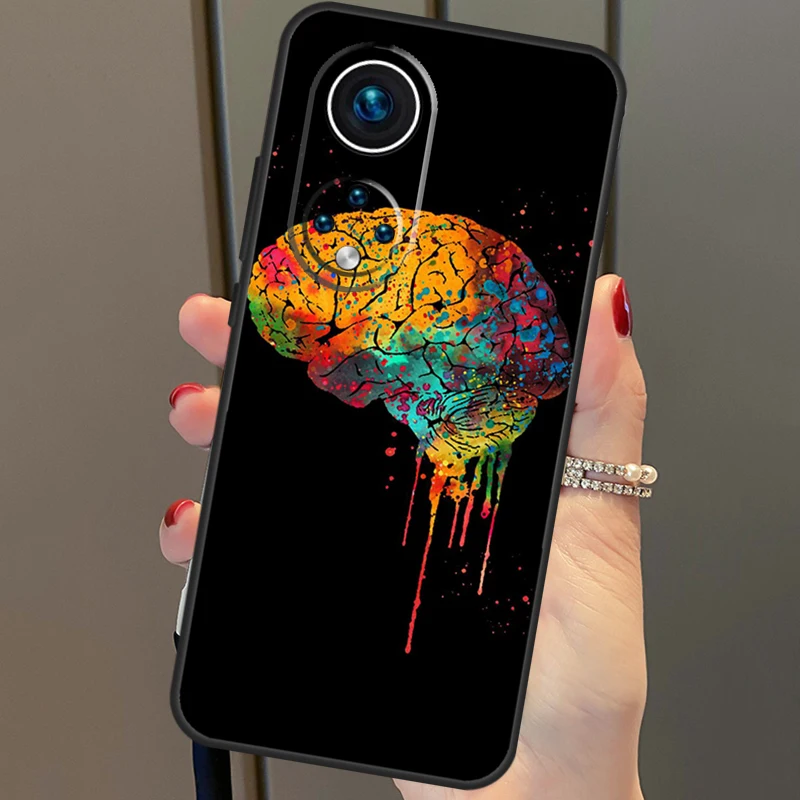 Human Heart Brain Lungs Case For Honor Magic 6 Pro 5 Lite 50 70 90 X6 X7 X8 X9 Honor X6a X7a X8a X9a X8b X9b Cover