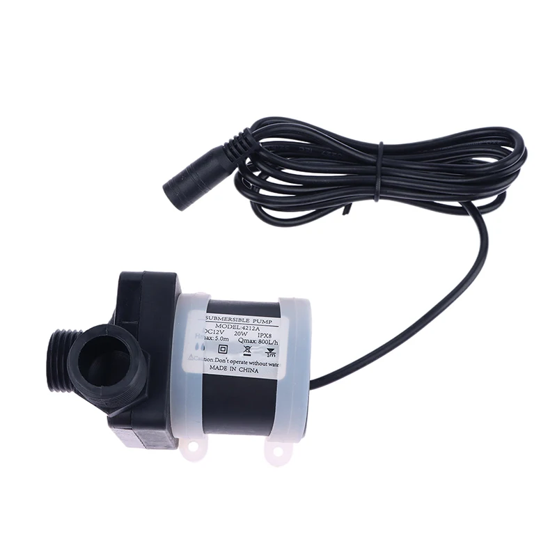 Water Heater Shower Floor Heating Booster Pump DC 12V 24V IP68 Silent 4 Points Threaded Brushless Solar Motor Water Pump