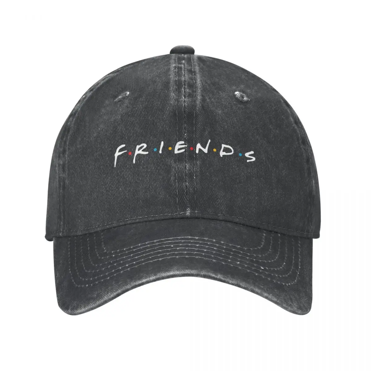 Vintage Friends TV Show F.R.I.E.N.D.S Baseball Caps for Men Women Distressed Denim Headwear Outdoor Workouts Gift Hats Cap