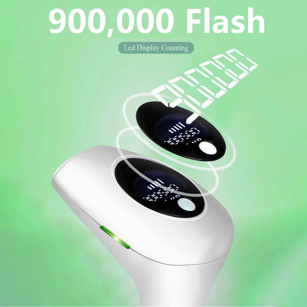 999999เลเซอร์กำจัดขนแบบแฟลชเครื่องกำจัดขนบิกินี่ตัวอุปกรณ์เลเซอร์สำหรับบ้านสนับสนุนการดรอปชิป