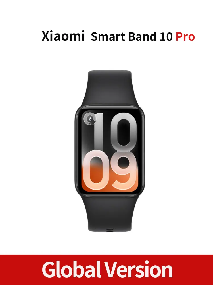 Globale Version Xiaomi Smart Band 10 Pro 1,74'' AMOLED Bluetooth Smartwatch GPS Gesundheitsüberwachung Fitness-Tracker Miband Armband