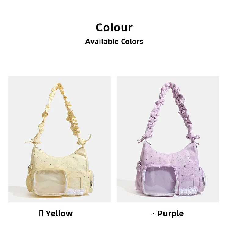 Kawaii Soft Harajuku Style Starry Ita Tote Bag