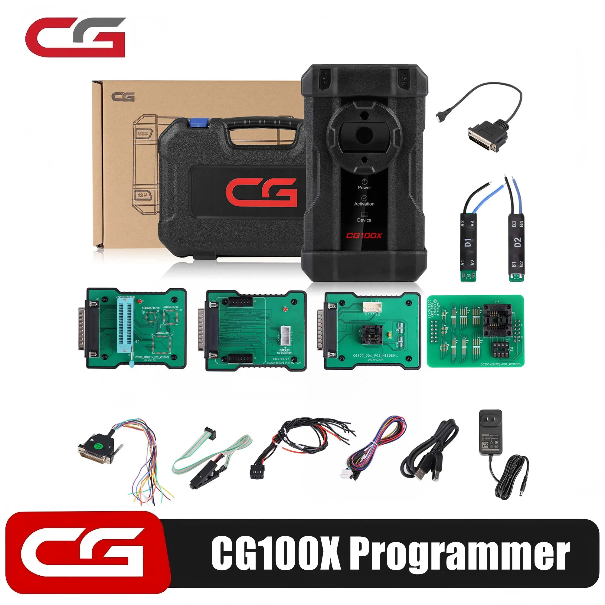 Image of CGDI CG100X Programmiergerät für Airbag-Reset und Chip-Lesung, unterstützt MQB, inklusive RH850 R7F701407, erhalten Sie kostenlos Pro V2 und D1 D2 Adapter