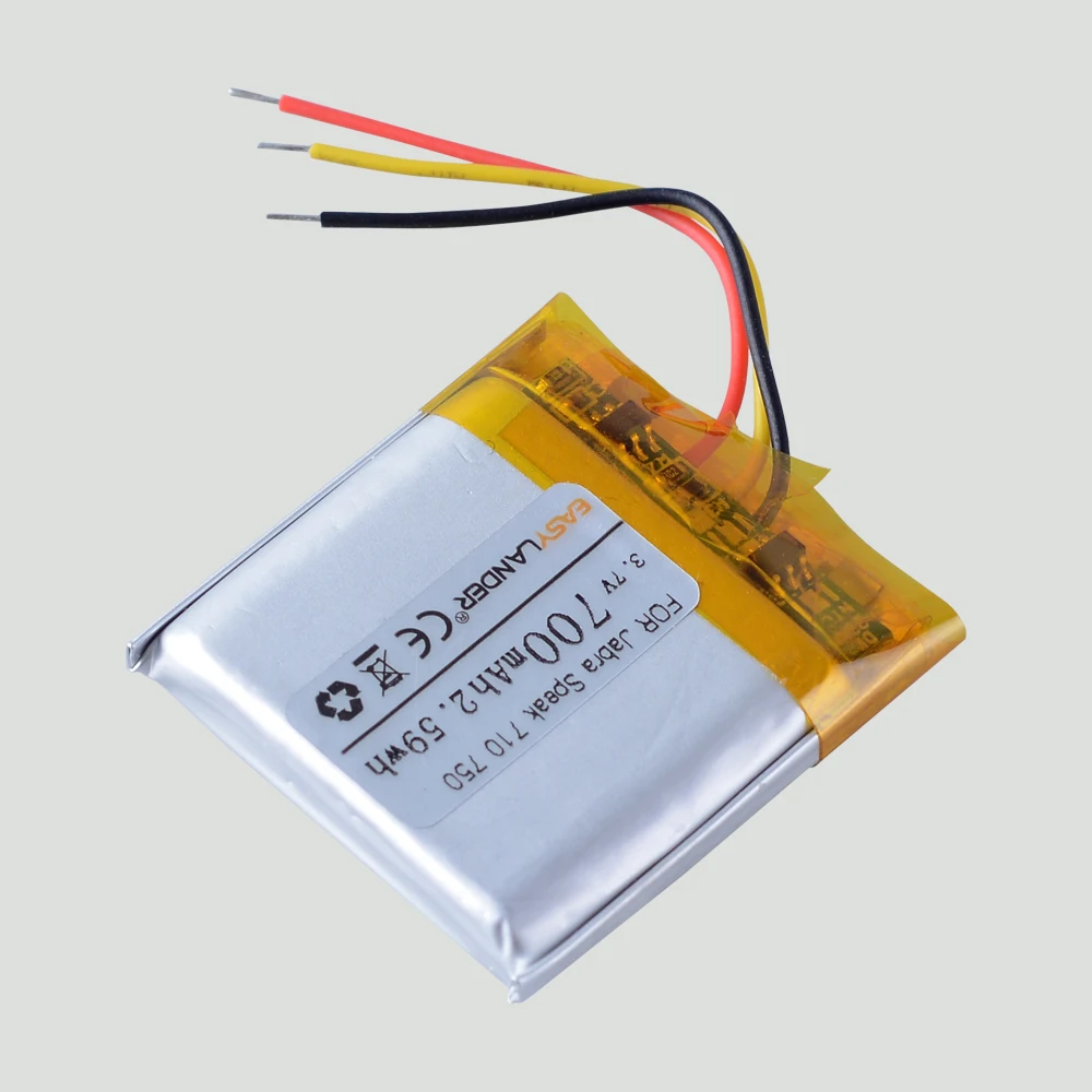 3.7V 700mAh Lithium-ion Polymer Rechargeable Battery FOR Jabra Speak 710 750 Bluetooth Speaker,AHB682828HPA
