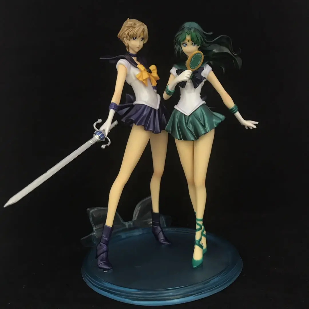 Anime Sailor Moon Action Figures Kaiou Michiru Aino Minako Anime Figure PVC Model Toy Figurine Collect Desktop Decoration Toys