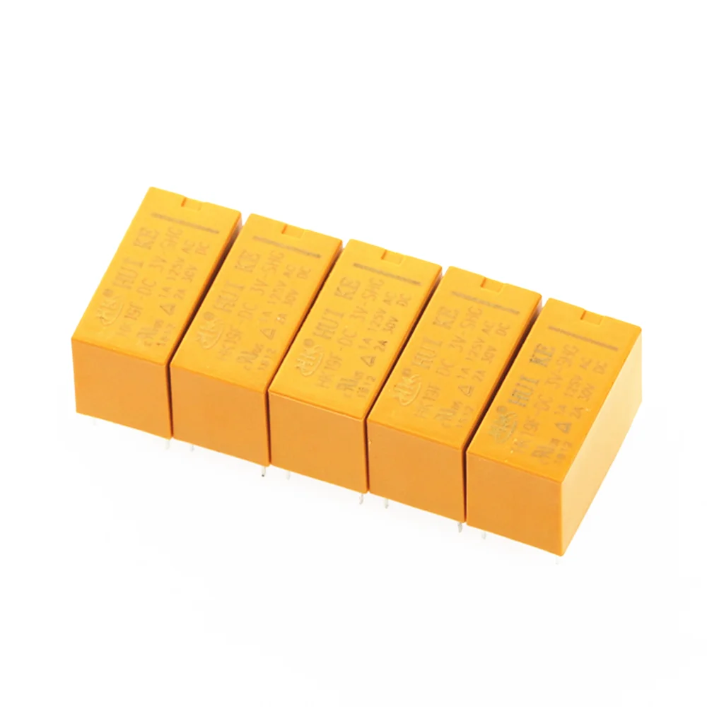 5PCS Relay HK19F-DC3V-SHG HK19F-DC5V-SHG HK19F-DC12V-SHG HK19F-DC24V-SHG HK19F 3V 5V 12V 24V 8PIN