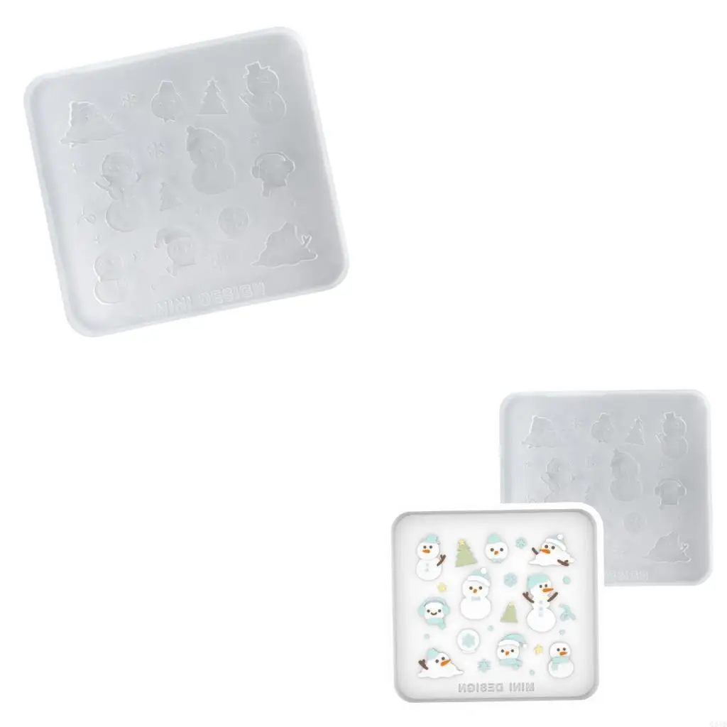 Flexible Silicone Mould Accessory for Chocolate and Candy Making Includes 4 Styles for Creative Baking Supplies