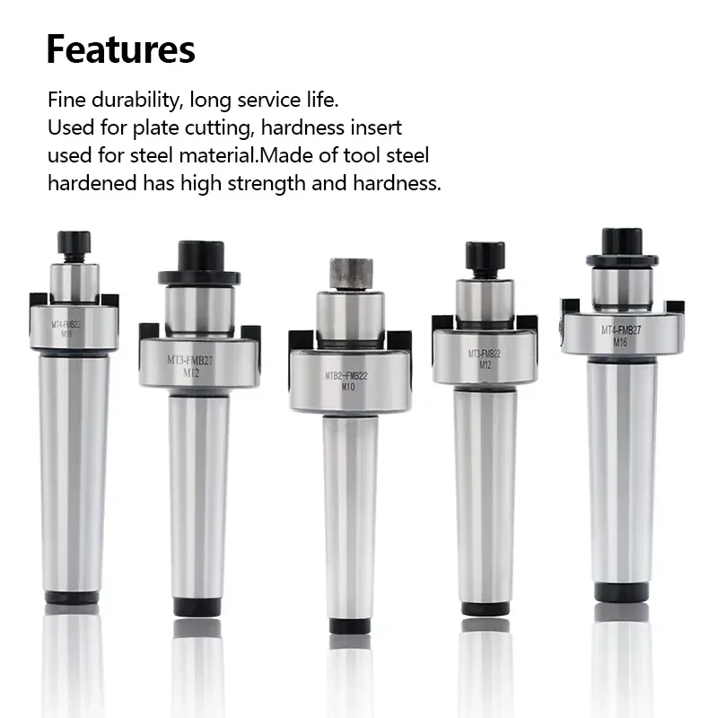 Face endmill Adapter CNC tool holder MT3 MT4 R8 FMB22 FMB27 BT30 NT30 ISO30 Arbor Shell Mill Tool Holder Drawbar Machine Tools