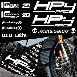 For S1000RR S 1000 rr HP4 Motorcycle Side Strip Fender Body Alien Head Fairing Upper Sticker Fuel Tank Waterproof Decal