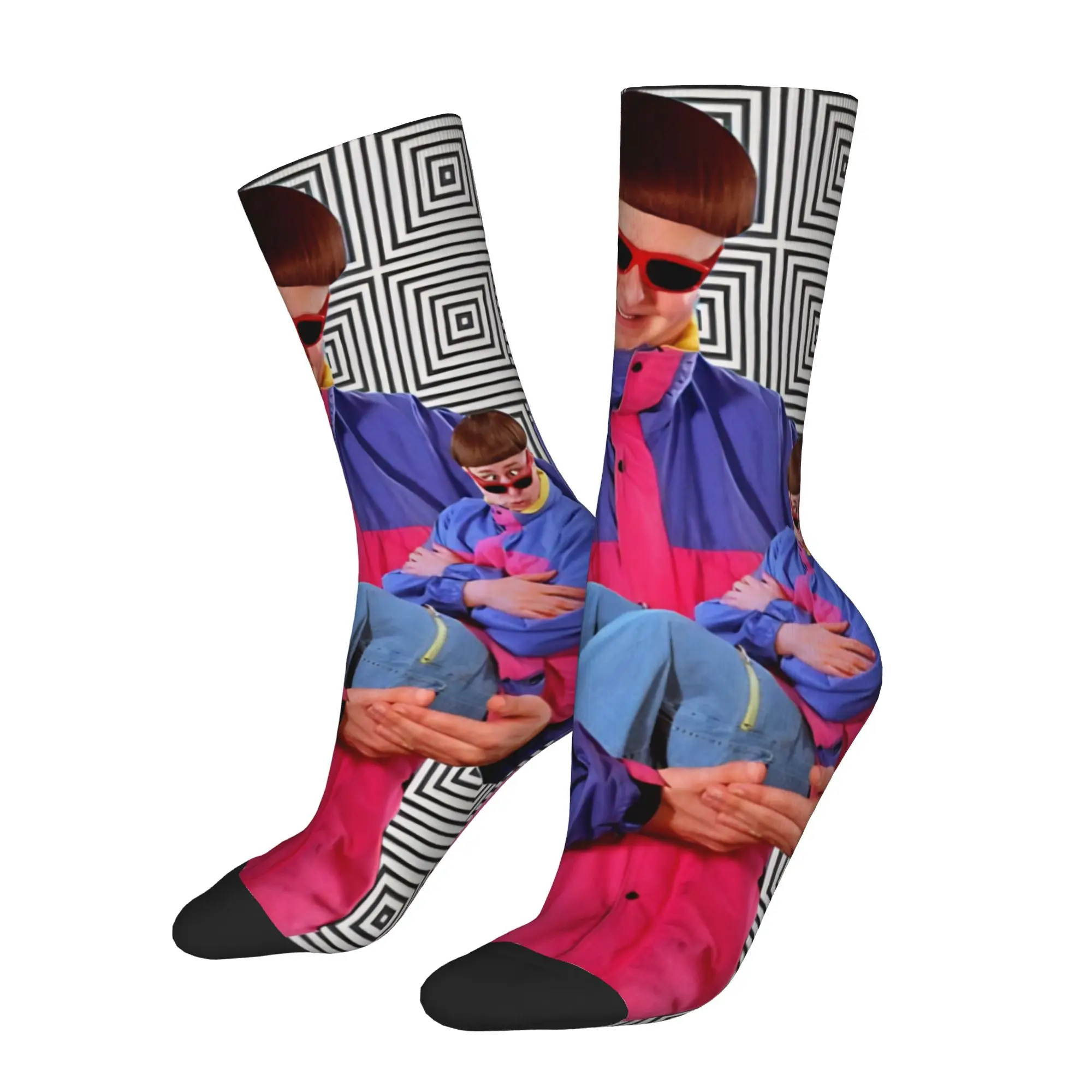 Oliver Tree American Rapper Socks Men Women Polyester Casual  Socks Harajuku Spring Summer Autumn Winter Middle Tube Socks Gifts