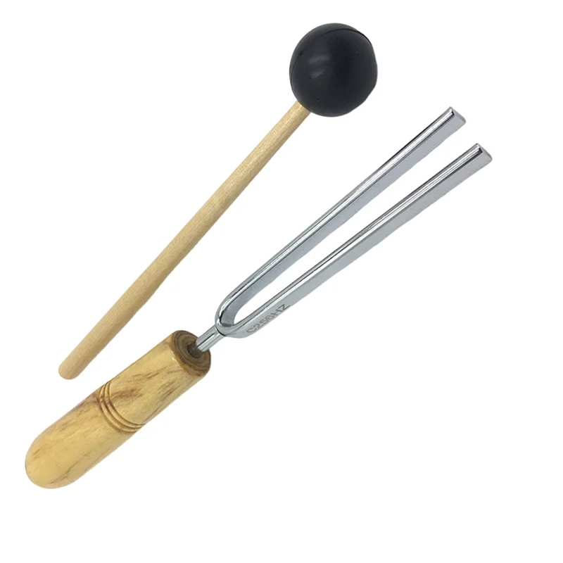 

256Hz Aluminum Alloy Tuning Fork with Hammers for Nervous System Testing Sound Healing Therapy Health Care