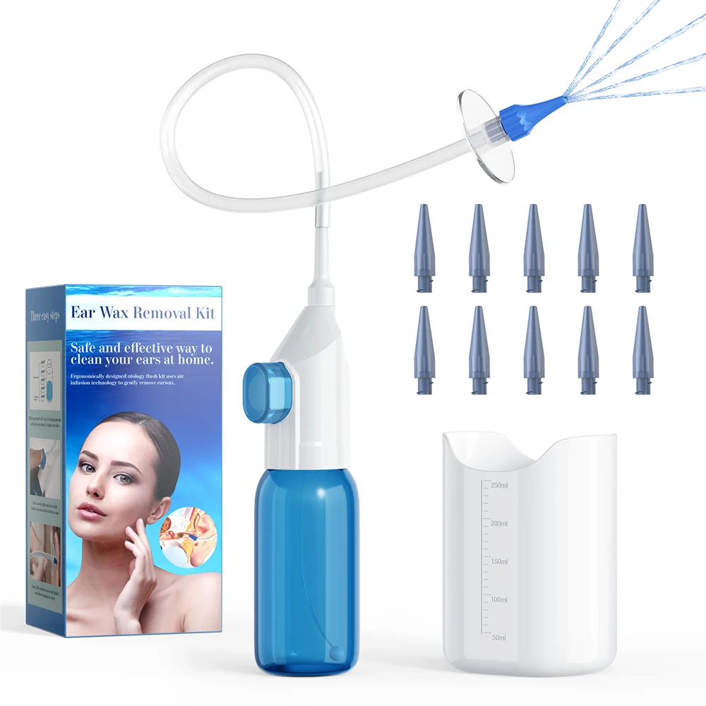 Ear Washer Ear Wax Removal Tool Ear Infection Cleaning With 10 Replacement Tips Ear Cleaner For Adults Ear Irrigator Ear Care