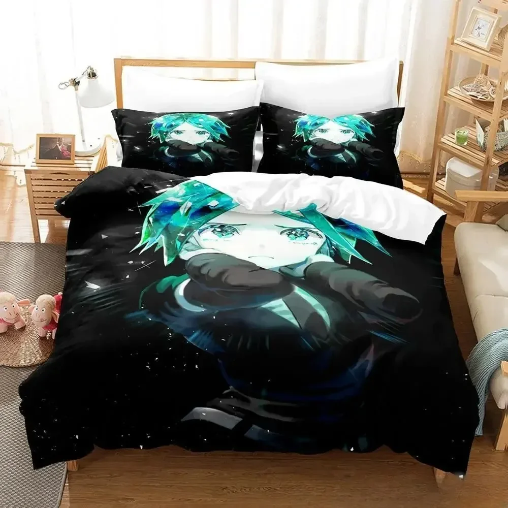 3D Print Anime Houseki no Kuni Bedding Set Single Twin Full Queen King Size Bed Set Adult Kid Bedroom Duvet cover Sets