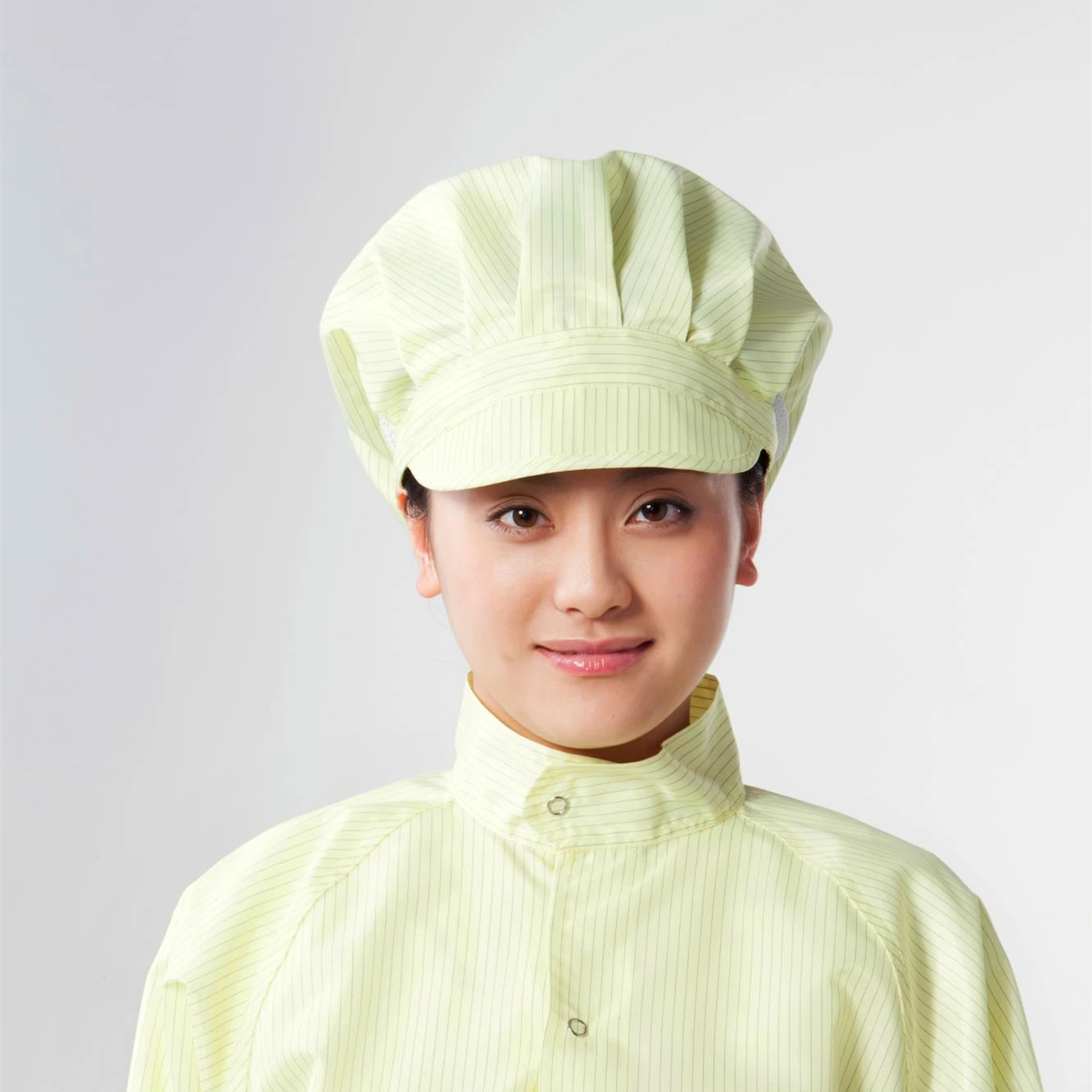 20PCS Directly Factory Blue Washable Lint Free 5mm Grid Antistatic Hat Cleanroom Working ESD Head Caps