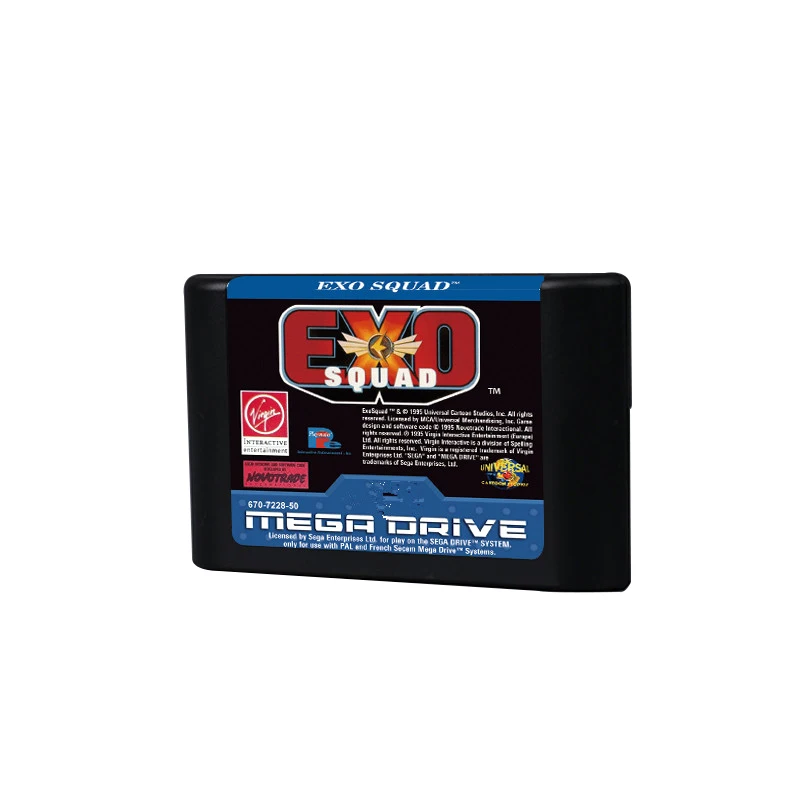 مراجعة ونصائح لشراء حقيبة لعبة EXO-Squad EUR لجهاز SEGA MD Mega Drive Genesis
