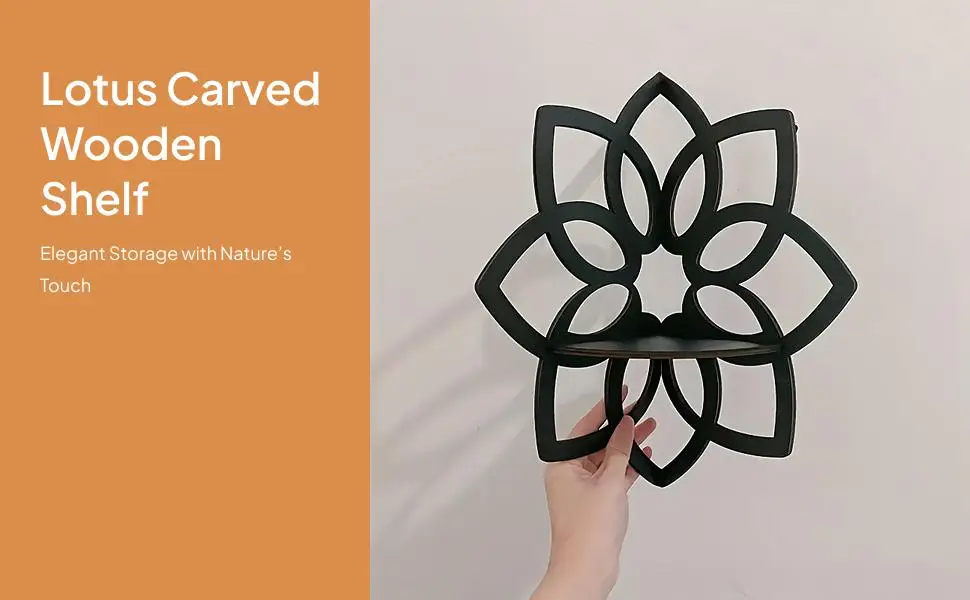 Flower Shape Corner Shelf Home Decoration Rack Gift Flower Shape Storage Rack for Living Room Office Bathroom Bedrooms Home