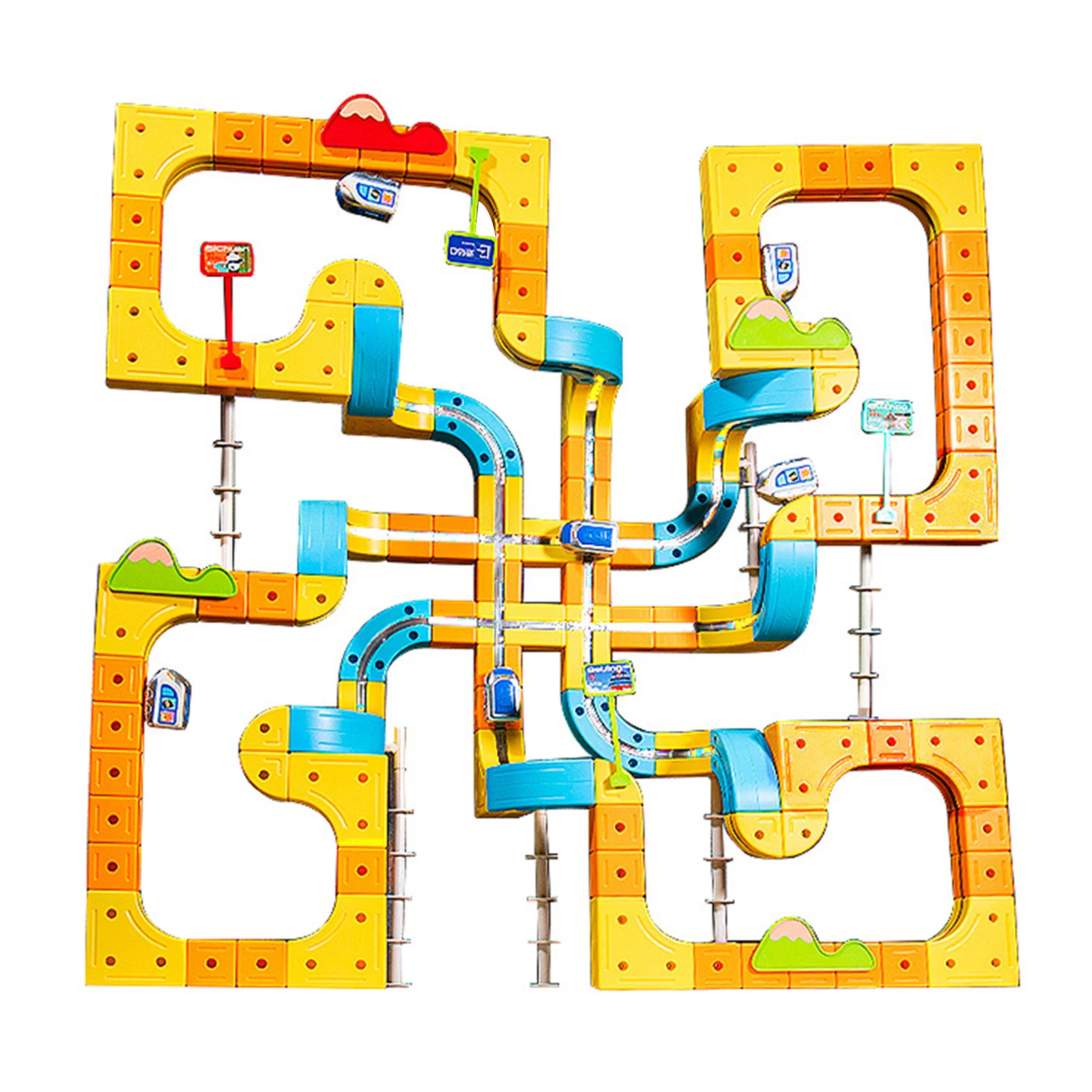 Electric Trains Set Flexible Race Track STEM Learning Toy Present Birthday Present