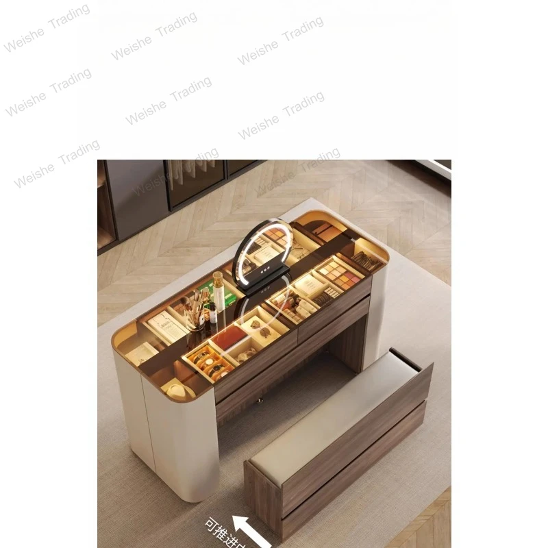 

Minimalist light luxury cloakroom, mid-island cabinet, dresser, storage cabinet, jewelry display