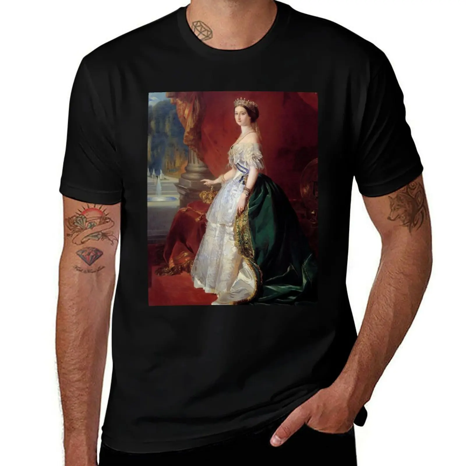 

Empress Eugénie in Court Dress (1860) - after Franz Xaver Winterhalter T-Shirt cute clothes mens t shirts pack