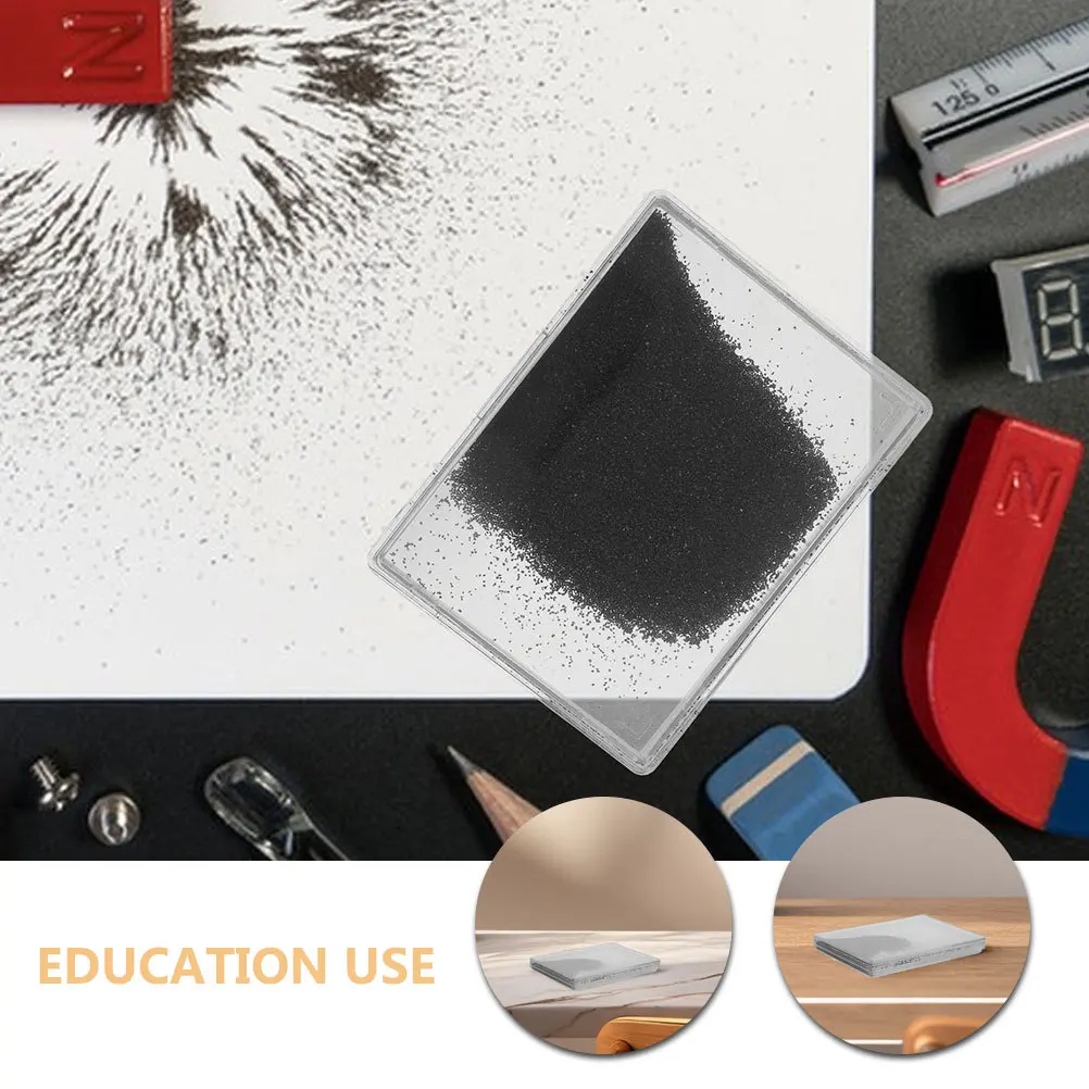 2 коробки, чехол для железных файлов для визуализации магнитного поля, принадлежности для научных экспериментов, физика, классные демонстрации, обучение